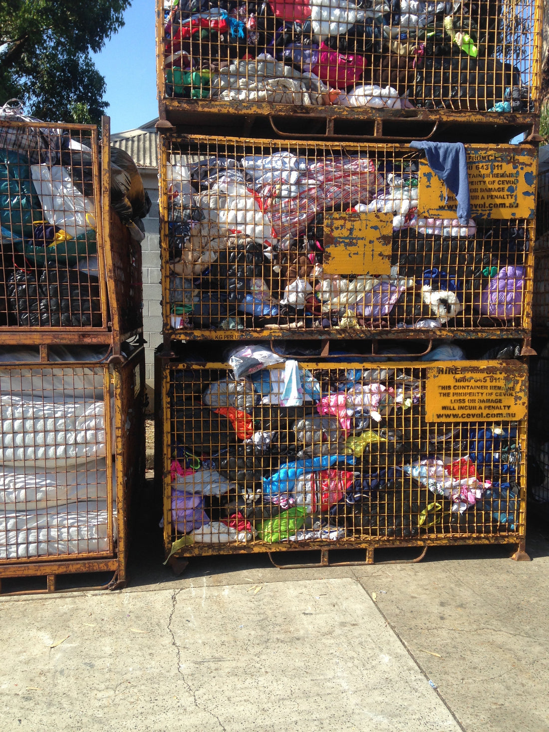 This is what happens to our old clothes